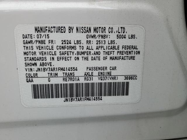 JN1BV7AR1FM414554 Infiniti Q50 BASE