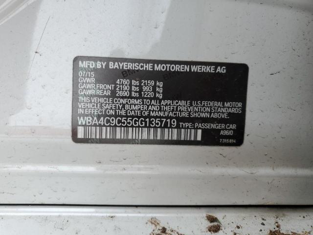 WBA4C9C55GG135719 BMW 428 Xi Gran Coupe Sulev