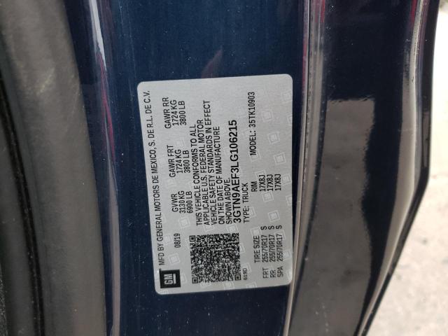 3GTN9AEF3LG106215 GMC Sierra K1500