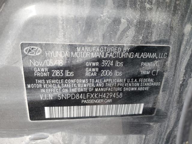 Hyundai ELANTRA SEL 2019 5NPD84LFXKH429458 Image 12