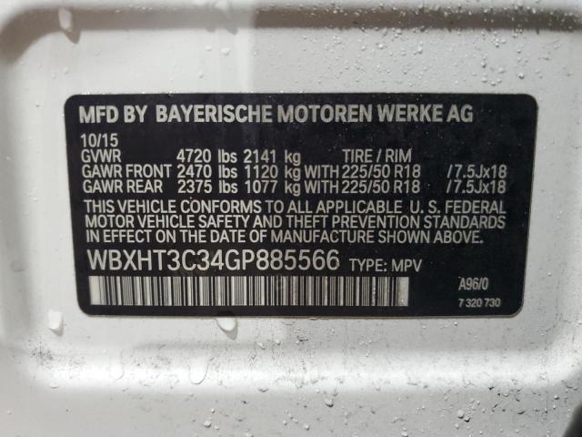 WBXHT3C34GP885566 BMW X1 Xdrive28i