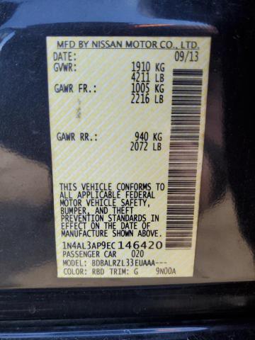 1N4AL3AP9EC146420 Nissan ALTIMA 2.5