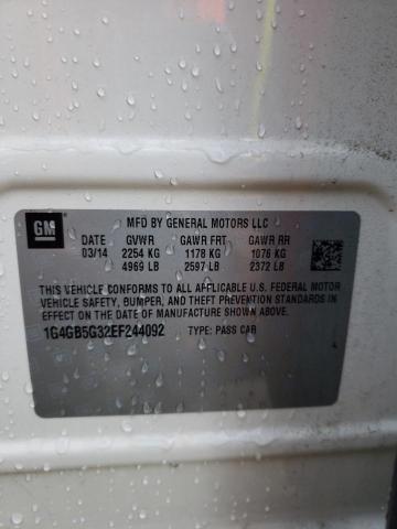 1G4GB5G32EF244092 Buick Lacrosse