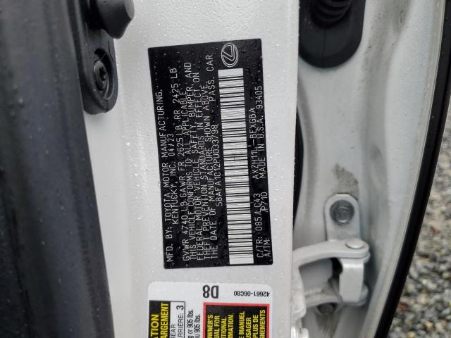 58AFA1C12PU033798 Lexus Es 300h Base