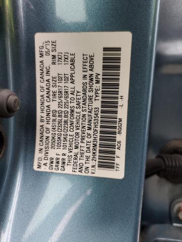 2HKRM3H70FH535453 Honda CR-V EXL