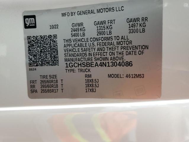 1GCHSBEA4N1304086 Chevrolet lcv