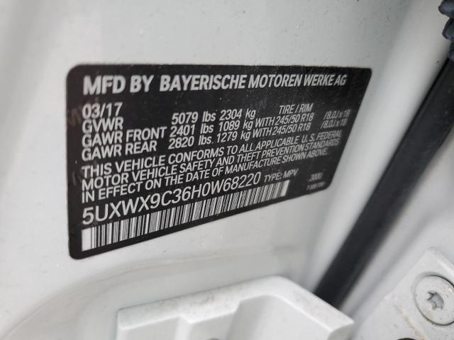 5UXWX9C36H0W68220 BMW X3 Xdrive28i