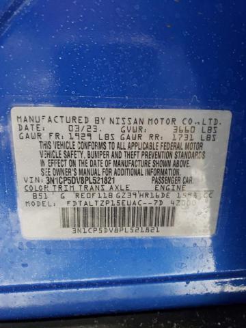 3N1CP5DV8PL521821 Nissan KICKS SR