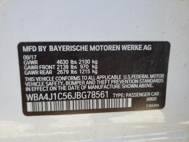 WBA4J1C56JBG78561 BMW 430i Gran Coupe