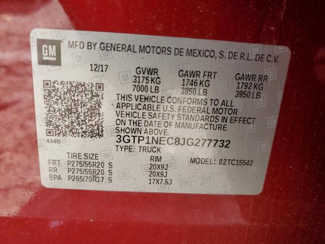 3GTP1NEC8JG277732 GMC Sierra C1500 Slt