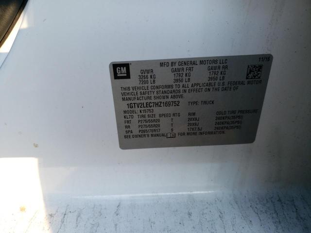 1GTV2LEC7HZ169752 GMC Sierra K1500