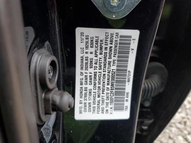 19XFC2F85ME000521 Honda Civic Sport