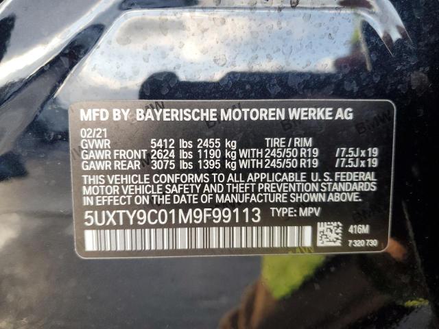 5UXTY9C01M9F99113 BMW X3 Xdrivem40i
