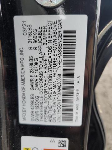 1HGCV1F1XMA050068 Honda ACCORD LX