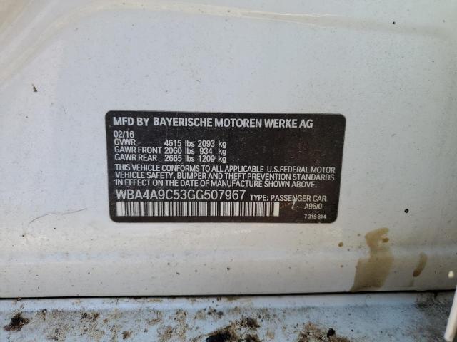 WBA4A9C53GG507967 BMW 428 I Gran Coupe Sulev