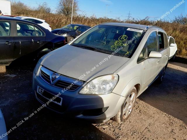 Auction sale of the 2008 Vauxhall Zafira Exc, vin: W0L0AHM758G153394, lot number: 38255954