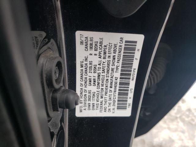 2HGFC1F74HH656142 Honda CIVIC EXL