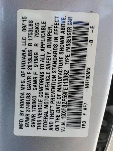 19XFB2F59FE113092 Honda Civic Lx