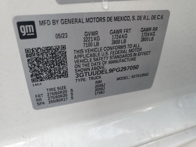3GTUUDEL9PG297050 GMC Sierra K1500 Slt