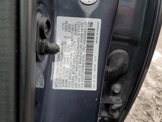 2HGFC2F65MH530783 Honda Civic Lx