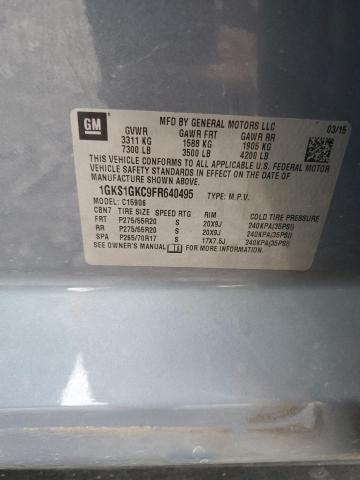 1GKS1GKC9FR640495 GMC Yukon Xl C1500 Sle