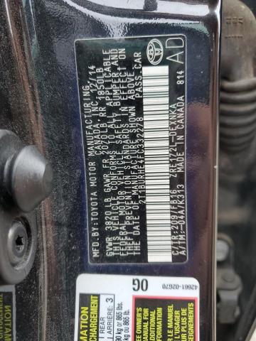 2T1BURHE4FC332278 Toyota COROLLA L