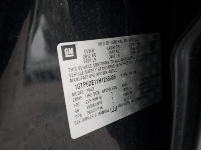 1GTP6DE11H1268986 GMC CANYON SLT