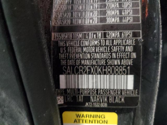 SALCR2FX0KH808851 Land Rover Discovery Sport Hse