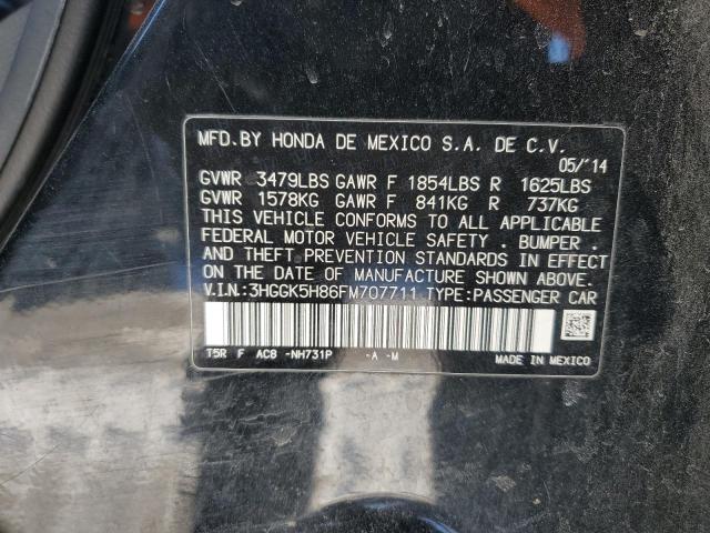 3HGGK5H86FM707711 Honda FIT EX