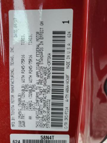5TFSX5EN1HX053332 Toyota Tacoma Access Cab