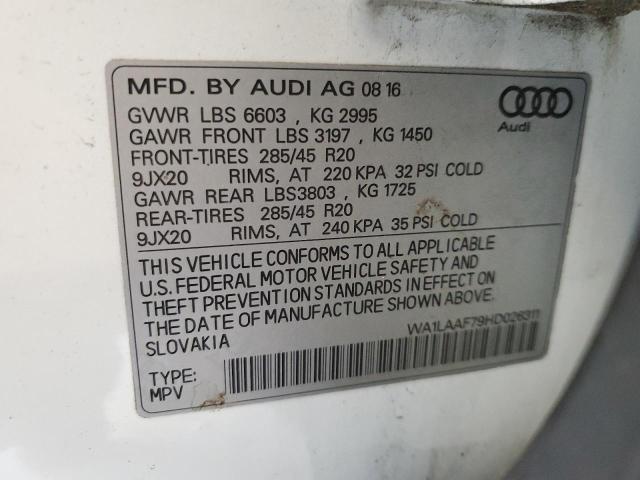 WA1LAAF79HD026311 Audi Q7 Premium Plus