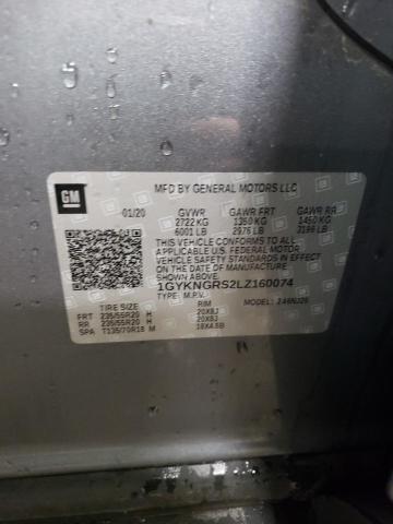 1GYKNGRS2LZ160074 Cadillac Xt5 Sport