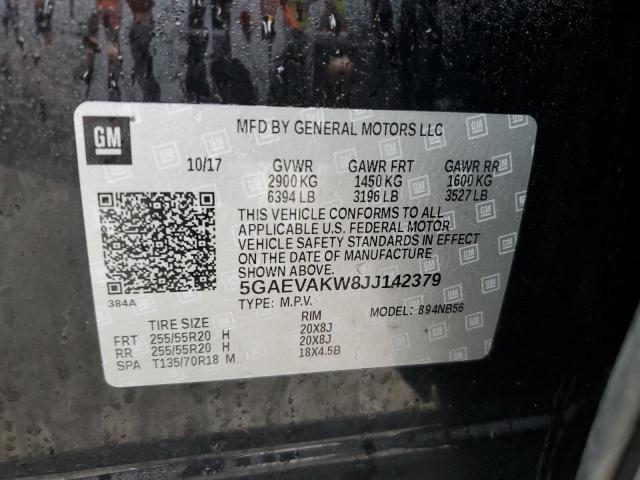 5GAEVAKW8JJ142379 Buick Enclave Essence