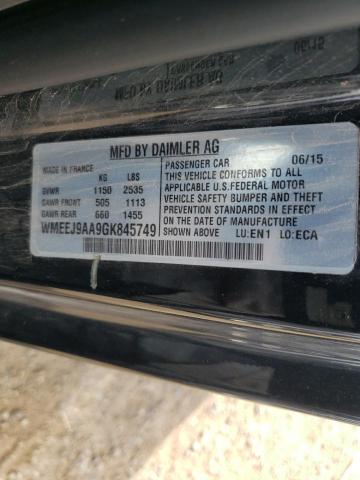 WMEEJ9AA9GK845749 Smart Fortwo