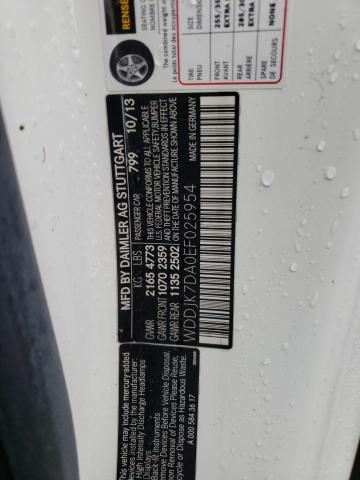 WDDJK7DA0EF025954 Mercedes-Benz SL 550