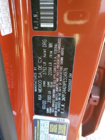 3KPF24AD9PE514976 KIA FORTE LX