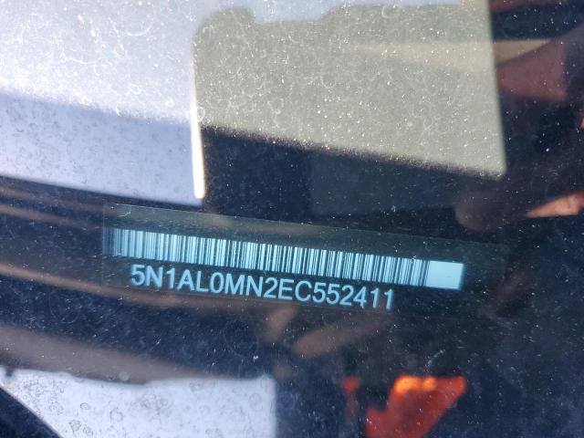 5N1AL0MN2EC552411 Infiniti QX60
