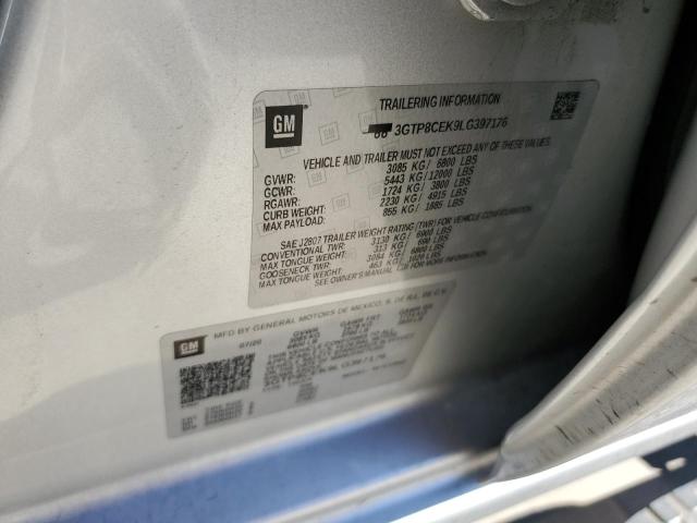 3GTP8CEK9LG397176 GMC Sierra C1500 Elevation