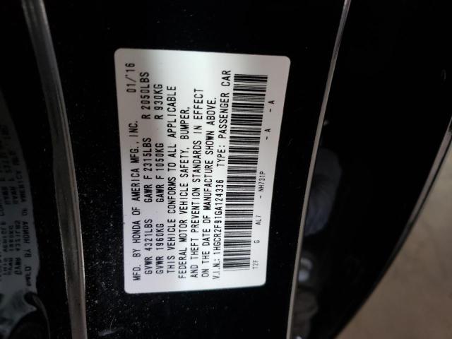 1HGCR2F91GA124336 Honda ACCORD EXL