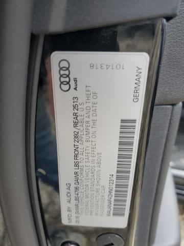 WAUANAF42HN012314 Audi A4 PREMIUM