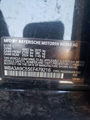 WBA3A9C55EF479216 BMW 335 I