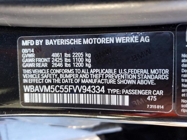 WBAVM5C55FVV94334 BMW X1 Xdrive35i