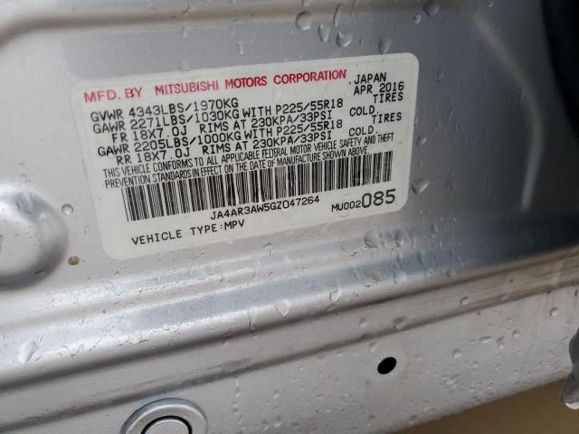 JA4AR3AW5GZ047264 Mitsubishi Outlander Sport Es