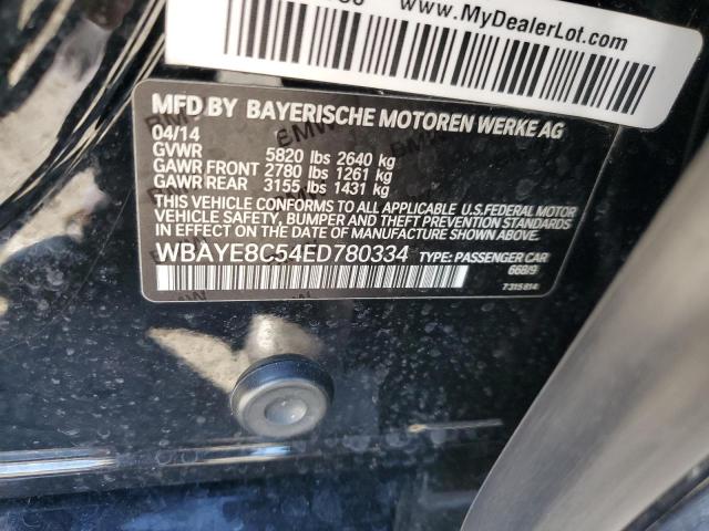 WBAYE8C54ED780334 BMW 750 LI