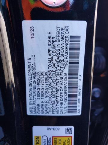 1HGCY2F67RA013415 Honda Accord Hybrid Exl