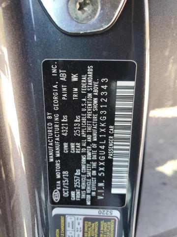 5XXGU4L1XKG312343 KIA OPTIMA EX