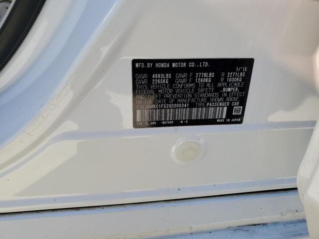 JH4KC1F52GC000341 Acura RLX TECH