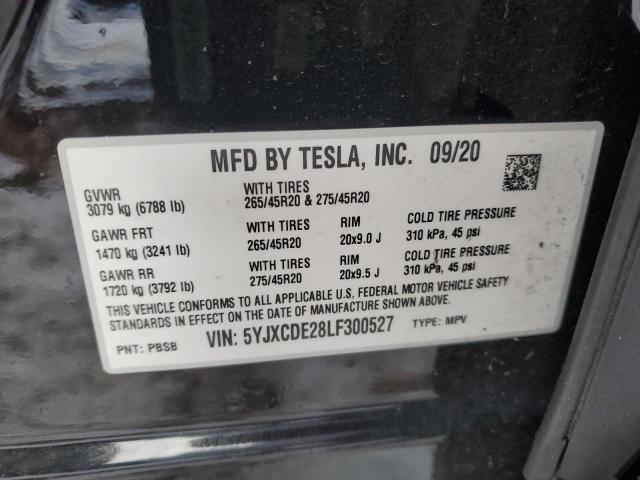 5YJXCDE28LF300527 Tesla MODEL X