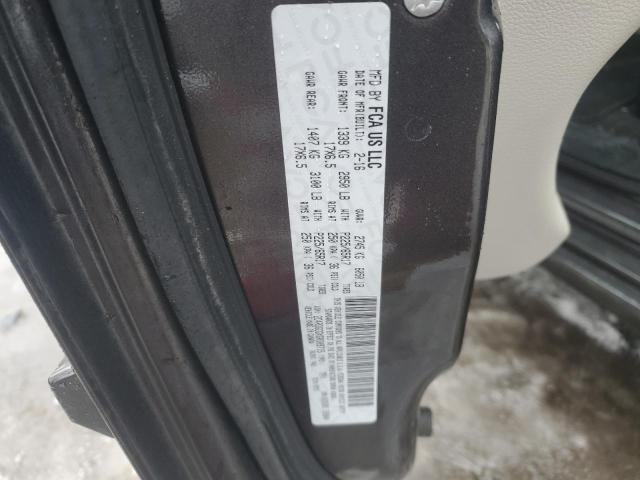2C4RDGCGXGR309715 Dodge Grand Caravan Sxt