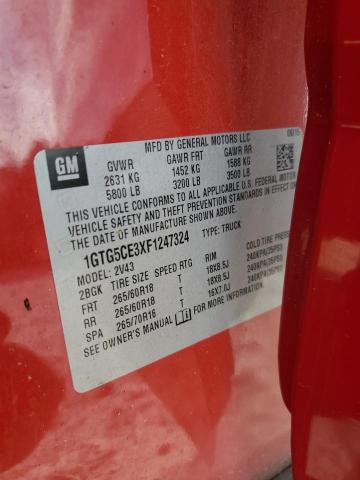 1GTG5CE3XF1247324 GMC CANYON SLT